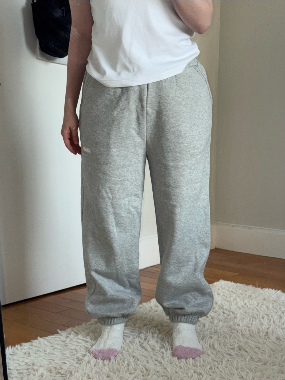 Gray Cozy Fleece Sweatpants